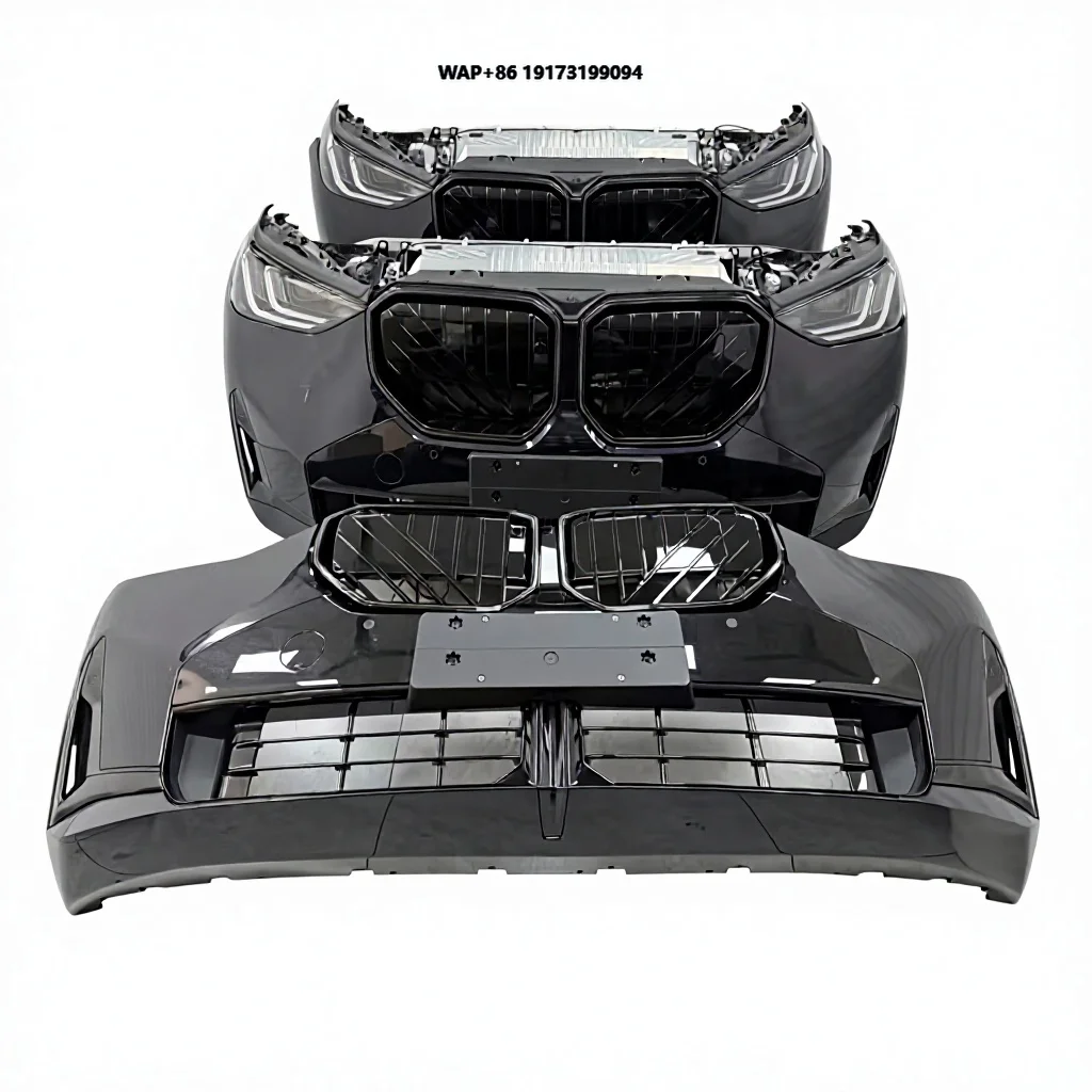 

Auto Car Bodykit for X3 G45 G48 G08 Nose Cut Front Bumper Lip Headlights Replacement Front Bumper Complete