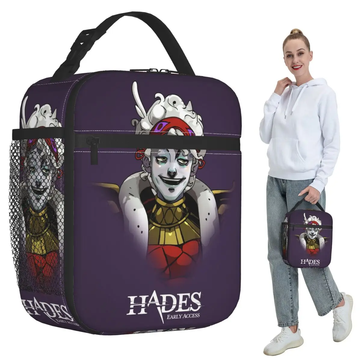 Role Playing Games Hades Insulated Lunch Bag for Kids School Cooler Thermal Food Box Tote Portable Lunch Boxes Container