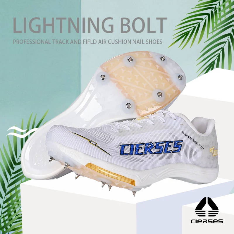 CLERSES Full-length Carbon Plate Air Cushion Spikes For Track And Field Training Shoes Unisex Running Shoes Sports Shoes