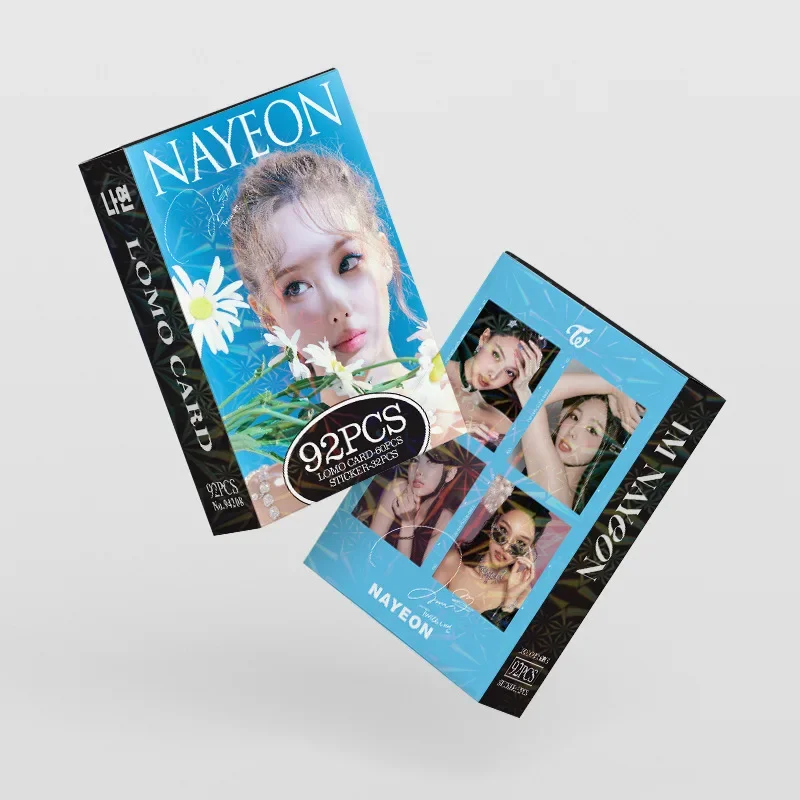 92pcs Double-Sided Nayeon Lomo Card Collection – Fan-Designed Collectibles for ONCE