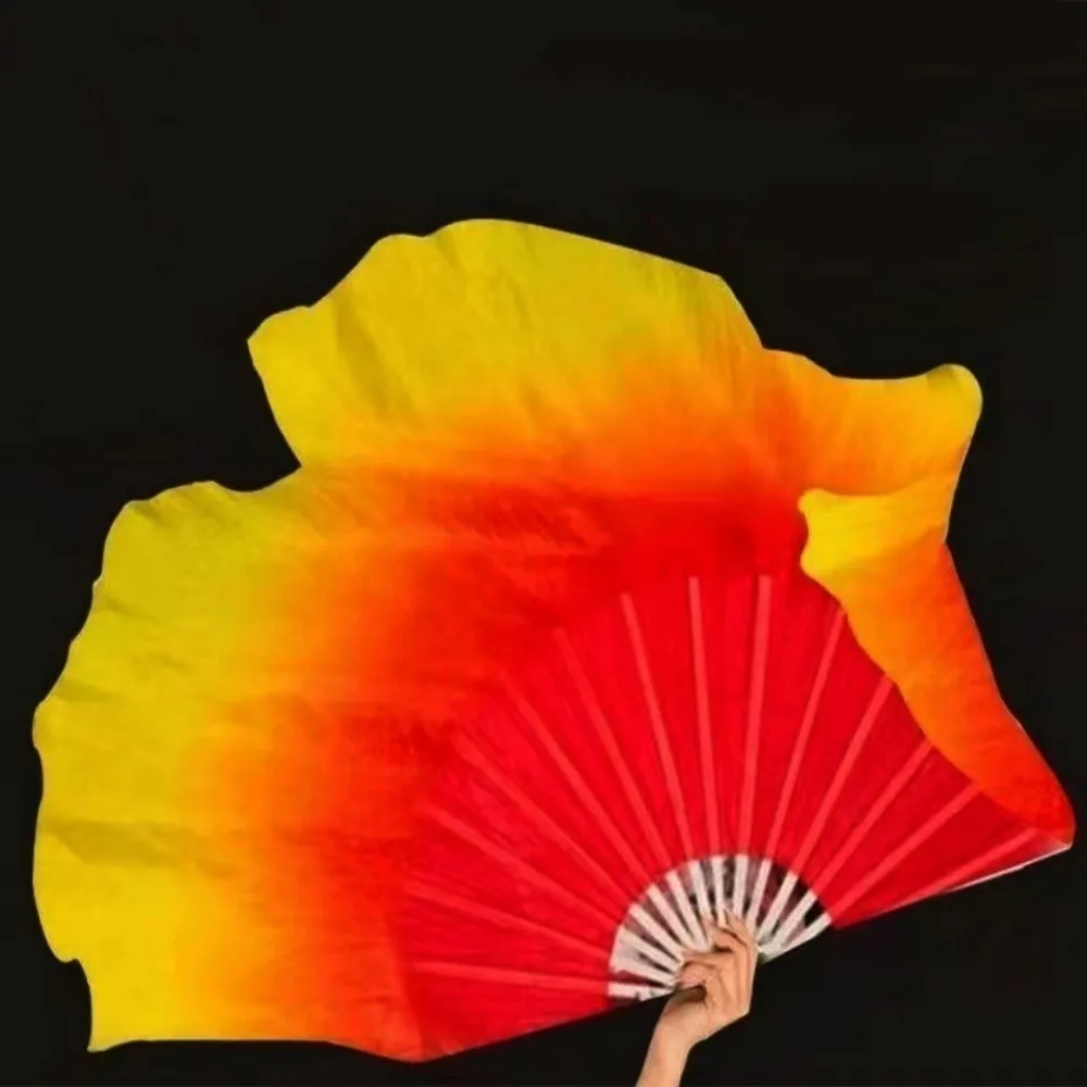 26/31cm Bamboo Chinese Short Bellydance Fan Colorful 10 Styles Children Bamboo Fans 10/20/30cm Half Circle Silk