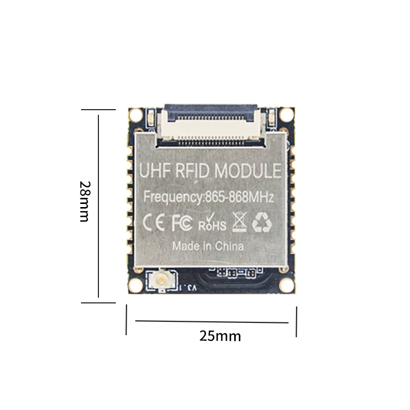 PR9200 UHF Reader Writer Module 18-26dBm 865-868Mhz 902-928Mhz Mini UHF RFID Module