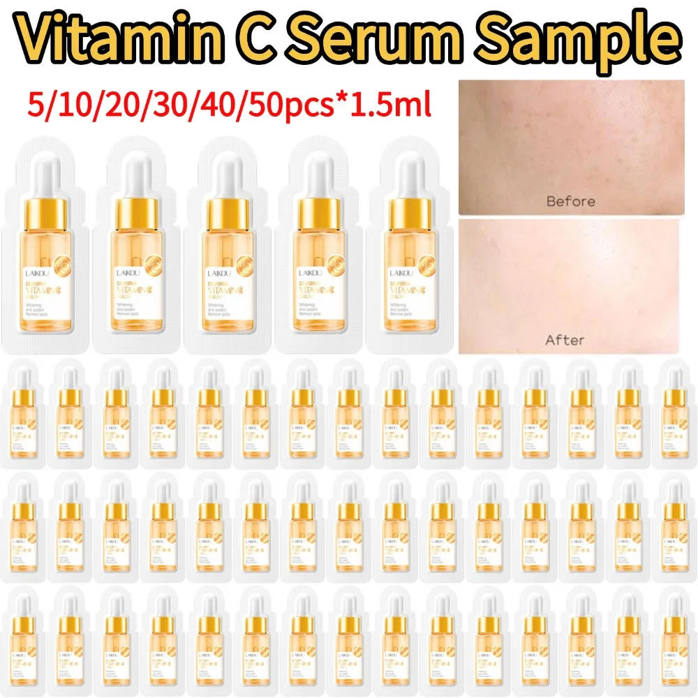 

Vitamin C Serum Hyaluronic Acid For Face Collagen Glowing Serum Repair Brightening Essence Oil Control Face Serum Skin Care