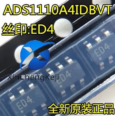 

2 шт. оригинальный новый аналоговый цифровой преобразователь ADS1110A4IDBVT для шелкографии ED4