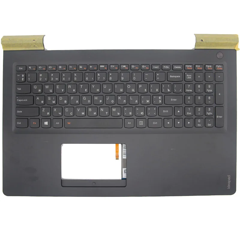 New Orig Palmrest Upper Case With RU Russian  English Keyboard for Lenovo Ideapad 700-15ISK E520-15  Laptop C Cover 5CB0L67921