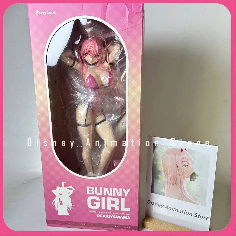 In Stock 100% Original PartyLook Pink Double Horsetail Bunny Girl Anime Figure PVC Action Figures Collectible Model Toy Ornament