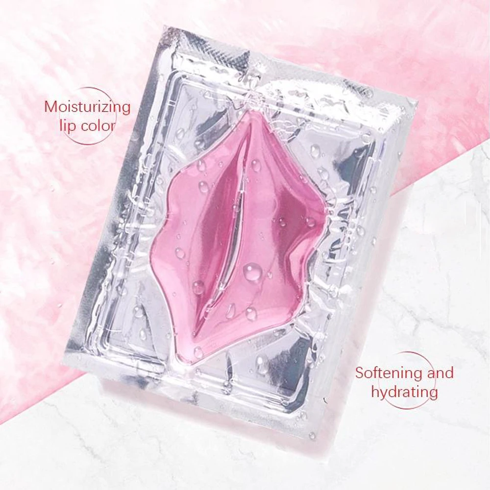 10/15/20/30pcs Pink Lip Masks With Hyaluronic Acid And Collagen Moisturizing And Hydrating Lip Patches For Improving Lip Dryness