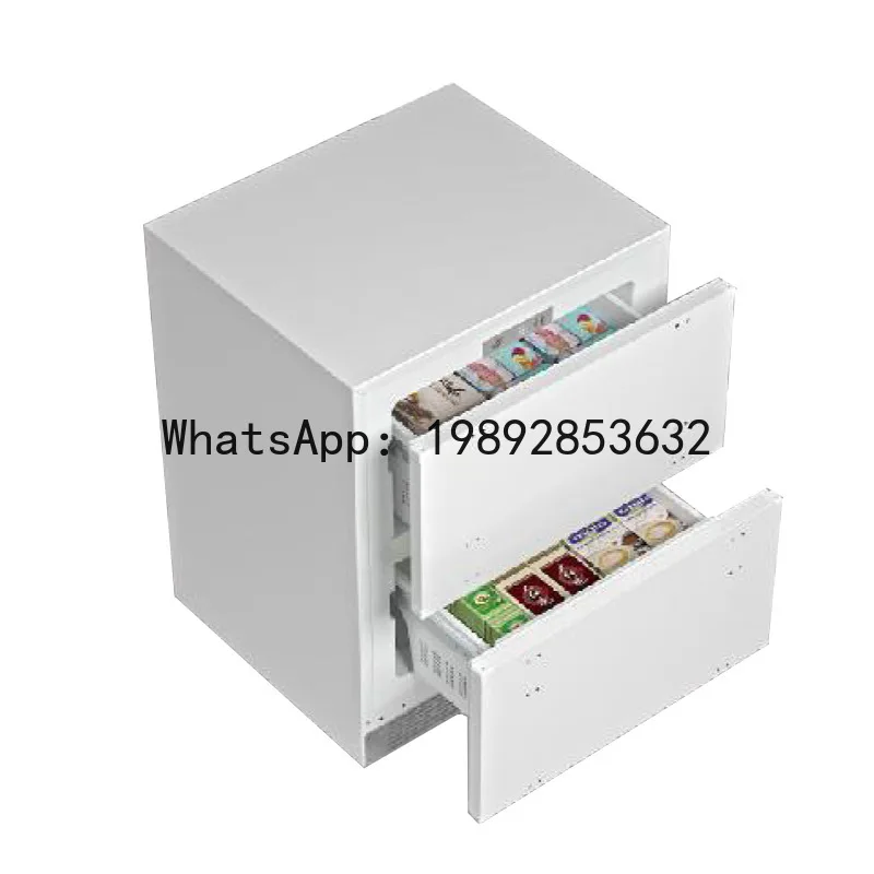 

QQ Fully embedded undercounter drawer built-in refrigerator, variable frequency air-cooled frost-free hidden refrigerator