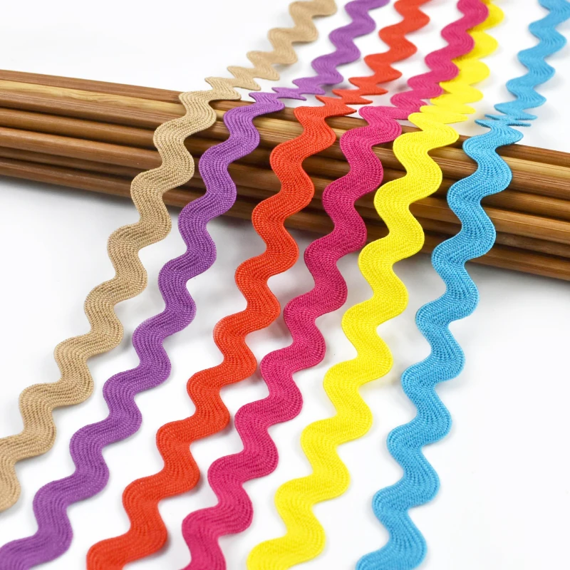5/10/20 Meter 8mm gewelltes Spitzenband für Kostüme, Kissen, Dekorationen, Polyesterbänder, Nähzubehör