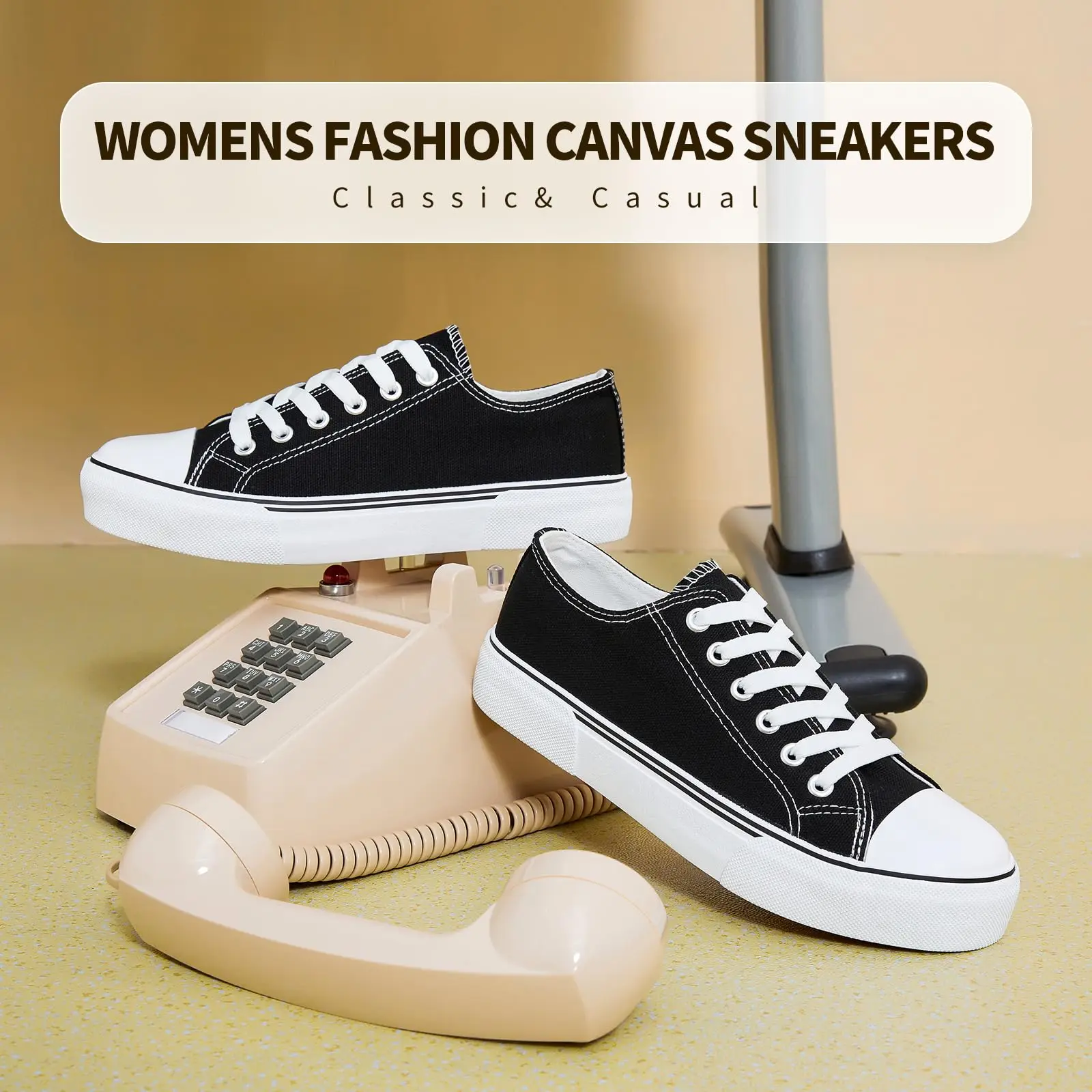 Women's Shoes Sneakers Designer Low Top Canvas Shoes Fashion Durable Breathable Sneakers Slip on Casual Flats Zapatos De Mujer