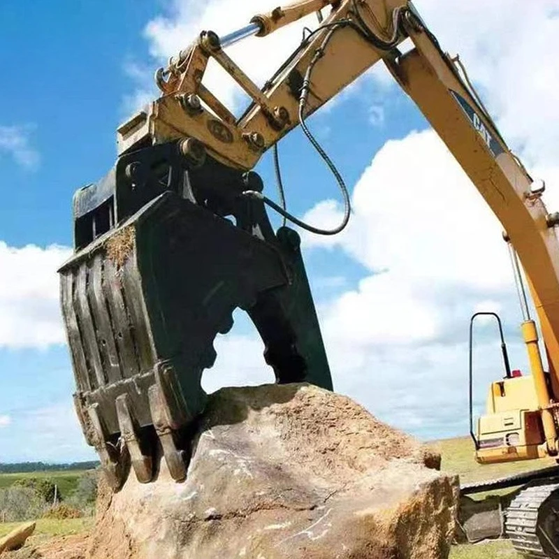excavator bucket, hydraulic thumb bucket for grapple stone