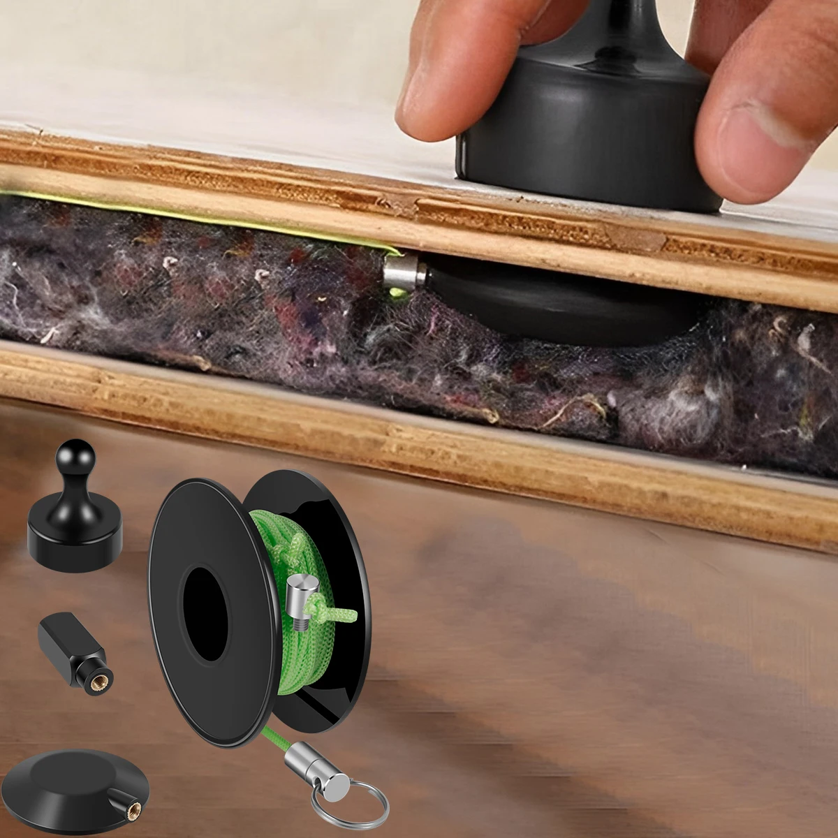 Magnetic Pulling Threader Professional Magnetic String Wire Puller Portable Cable Guide Pulling System for Outdoor Office 2023