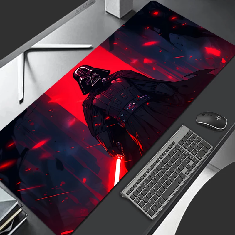 Mousepad novo s-star wars darth vaders grande mouse pads jogo escritório portátil tapete macio antiderrapante desktop pc jogo mouse pad