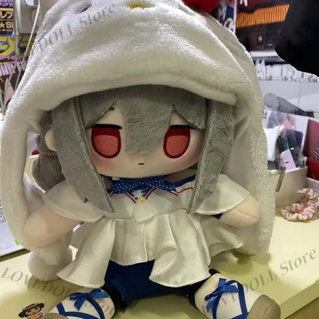 

Плюшевая игрушка-подушка 30 см из аниме Arknights: Кавайная фигурка Скади в красивом наряде, с хлопковым наполнителем, в позе сидячего положения