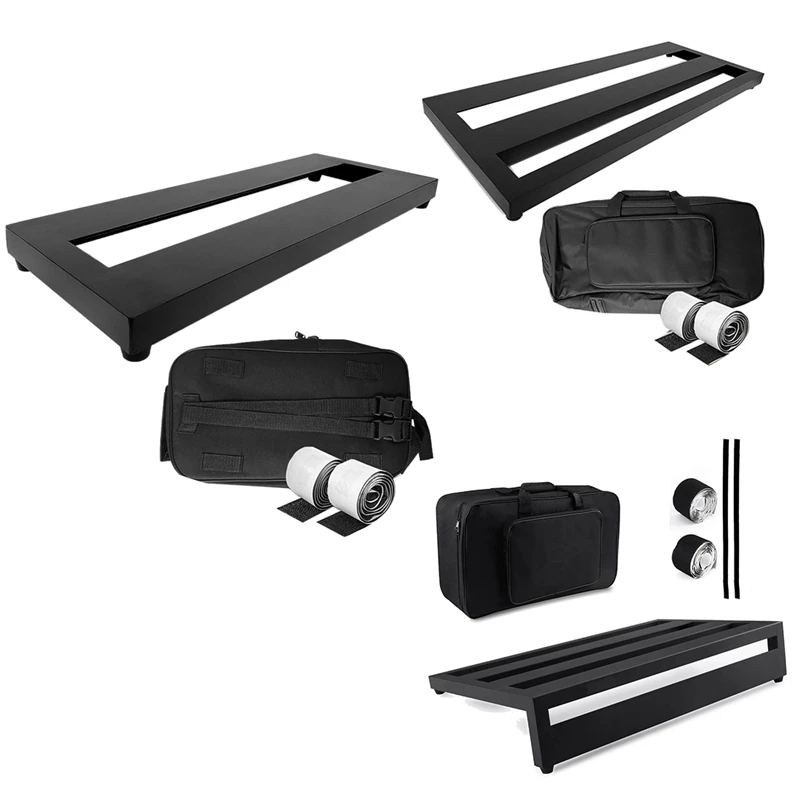 Guitar Pedalboard Guitar Effect Pedal Board Aluminum Alloy Pedalboard With Carrying Bag Effect Pedal Plate