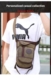 Leg Bag Men Drop Waist Fanny Pack Motorcycle Rider Tactical Military Messenger Cross Body Outdoor Sports Male Belt Hip Bum Bags