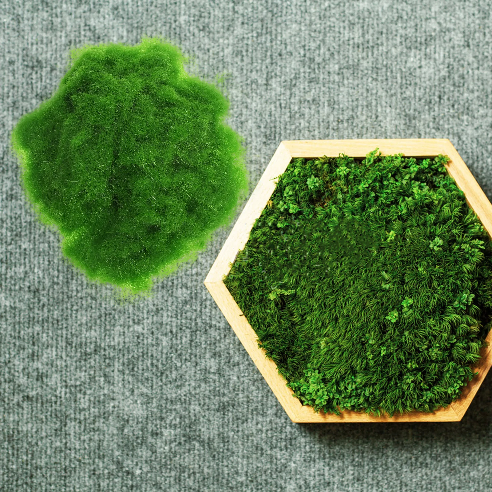 

Artificial Moss Grass Powder Nylon Simulation DIY Miniature Landscape Greenery Sand Table Scenery Craft Material