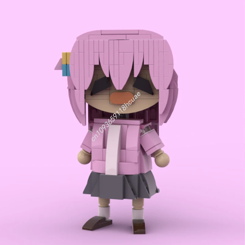 

275 шт. MOC Bocchies the Rock chibi nan, строительные блоки, рождественский подарок, игрушки, вдохновляющие неограниченное количество творчества для творческих строителей