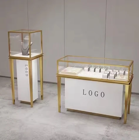 Custom.Jewelry Display Vitrine Schrank OEM Juweliergeschäft Innendesign Schmuckverpackung Display