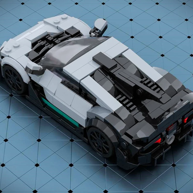 392pcs MOC City Champions AMG One Model Building Blocks Toy Architecture Christmas Gift Art Education Assemble Creative Birthday