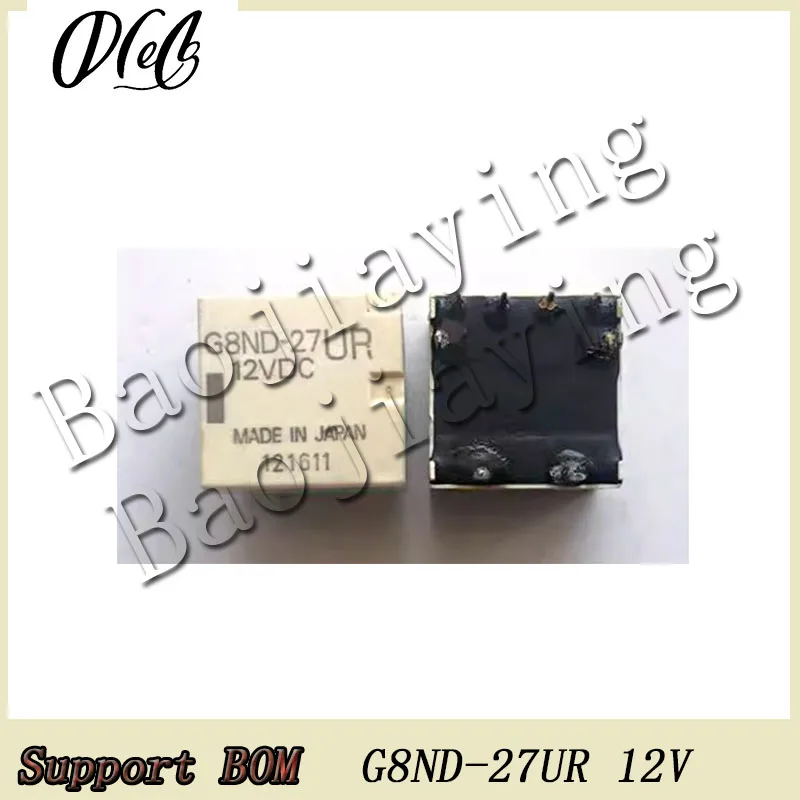5PCS/Lot G8ND-27R G8ND-27UR 8Pin 12VDC Relay For Automotive computer board