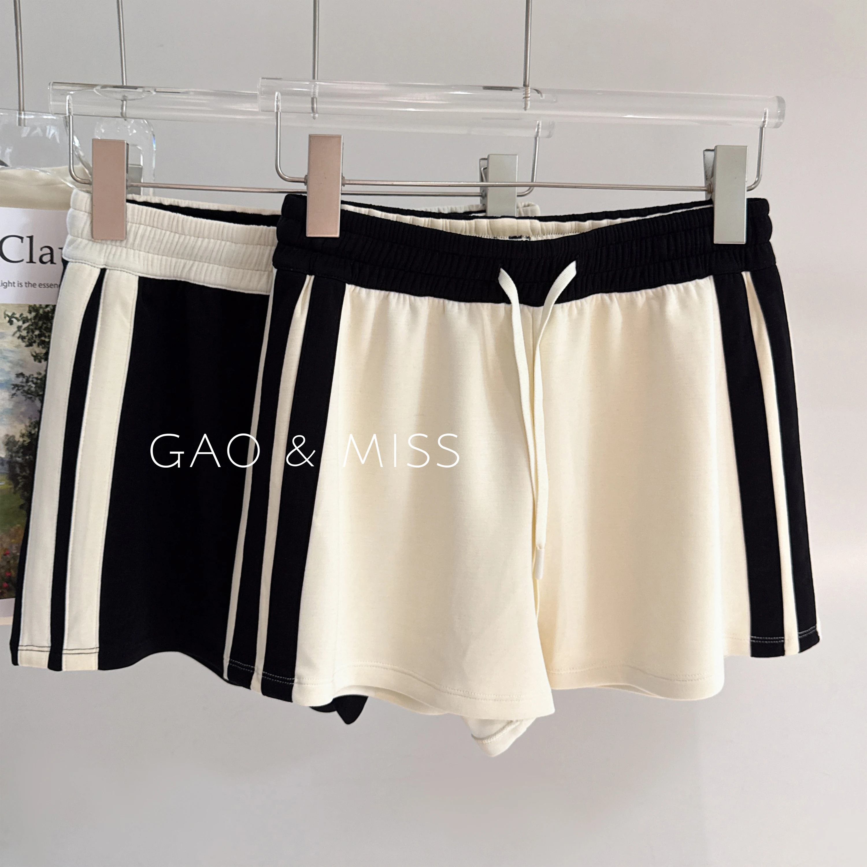 High Waist Drawstring Sport Shorts Women's Casual Loose Fitness Pants Outdoor Cycling Yoga Pilates Exercise Quick Dry