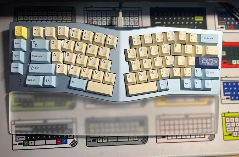 

Neo Ergo Alice Mechanical Keyboard Kit Custom Tri Mode Hotswap Ergonomic Keyboard Neo Ergo Plam Rest Anode Spraying Teclado Game