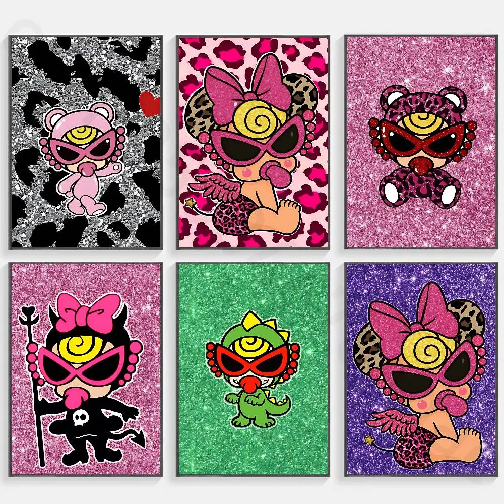 H-Hysteric Cute M-Mini Classic Poster Wall art print art suitable for living room bedroom bar parlor home decoration gift