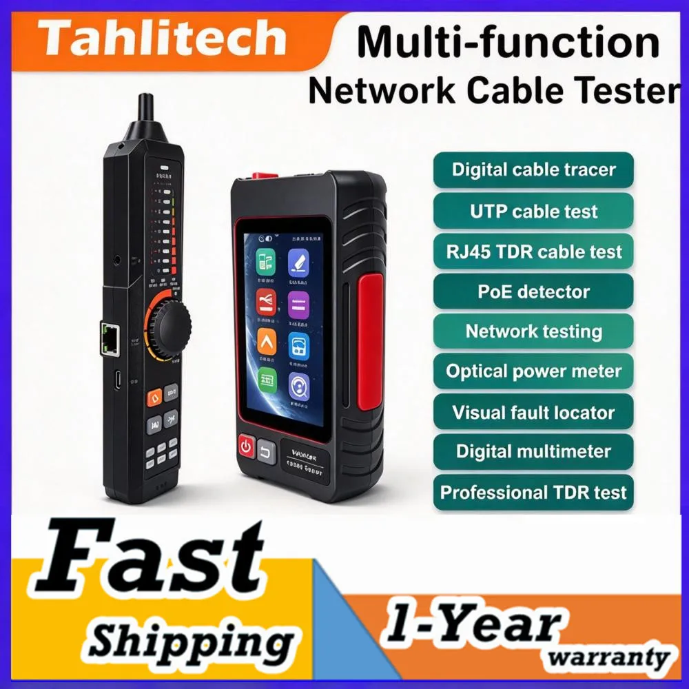 Cable Tracer and UTP RJ45 Tester Network Cable Tester Lan Tester 4 Inch IPS Touch Screen Tool Kit LT-600M / LT-600T / LT-600S