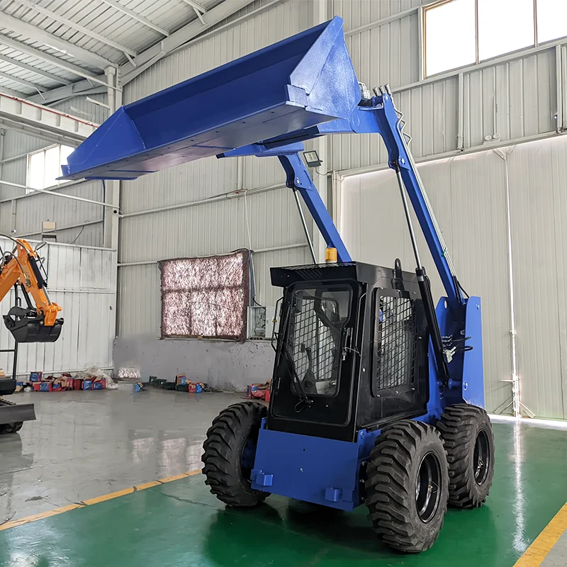 

Factory Custom Small Bucket Skid Steer Loader With Skid Steer Front End Loader Mini Wheel Skid Steer