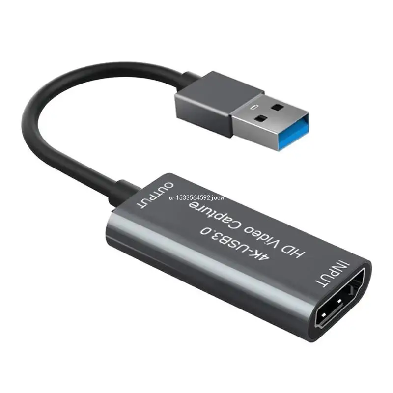 

Карта видеозахвата USB 4K60 Гц, четкое видео для потоковой передачи и записи, быстрый эффективный видеоадаптер, Прямая