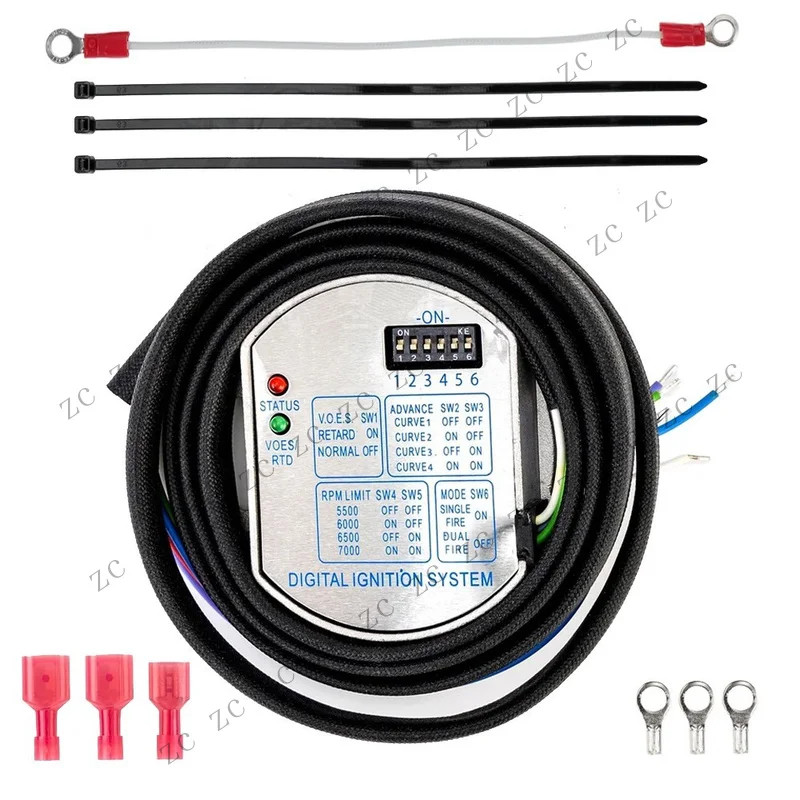S+ New 53-644 Electronic Ignition Module For Harley Dyna Programmable Single Fire