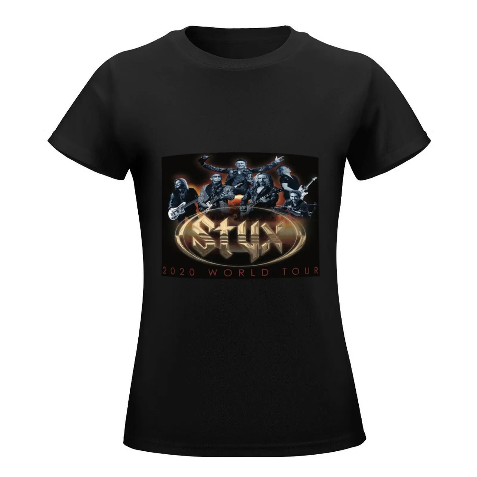 STYX band logos favorite T-Shirt vintage clothes shirts graphic tees oversized t shirts for Women