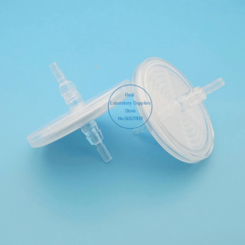 2pcs/lot 65mm 0.2um air filter with PTFE membrane for Medical sputum aspirator oxygen generator