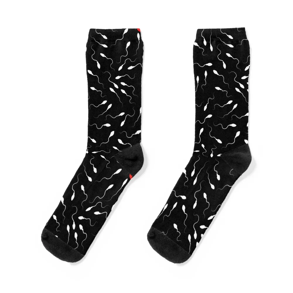 

Little Sperm Me Comic Socks Wholesale Climbing designer brand Socks For Man Women's