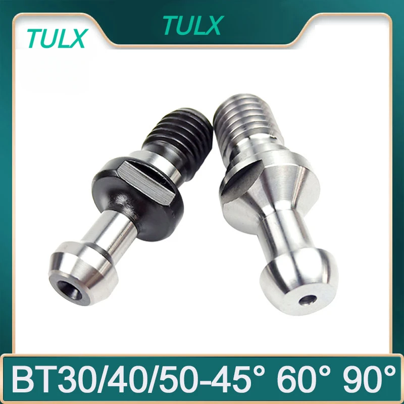 

TULX Through Hole Cnc Pull Nail BT30 BT40 BT50 ISO20 45° 60° 90° Milling Tool Holder Fixed Knob DIN69872 MAZAK JT 30 40 50 Pull