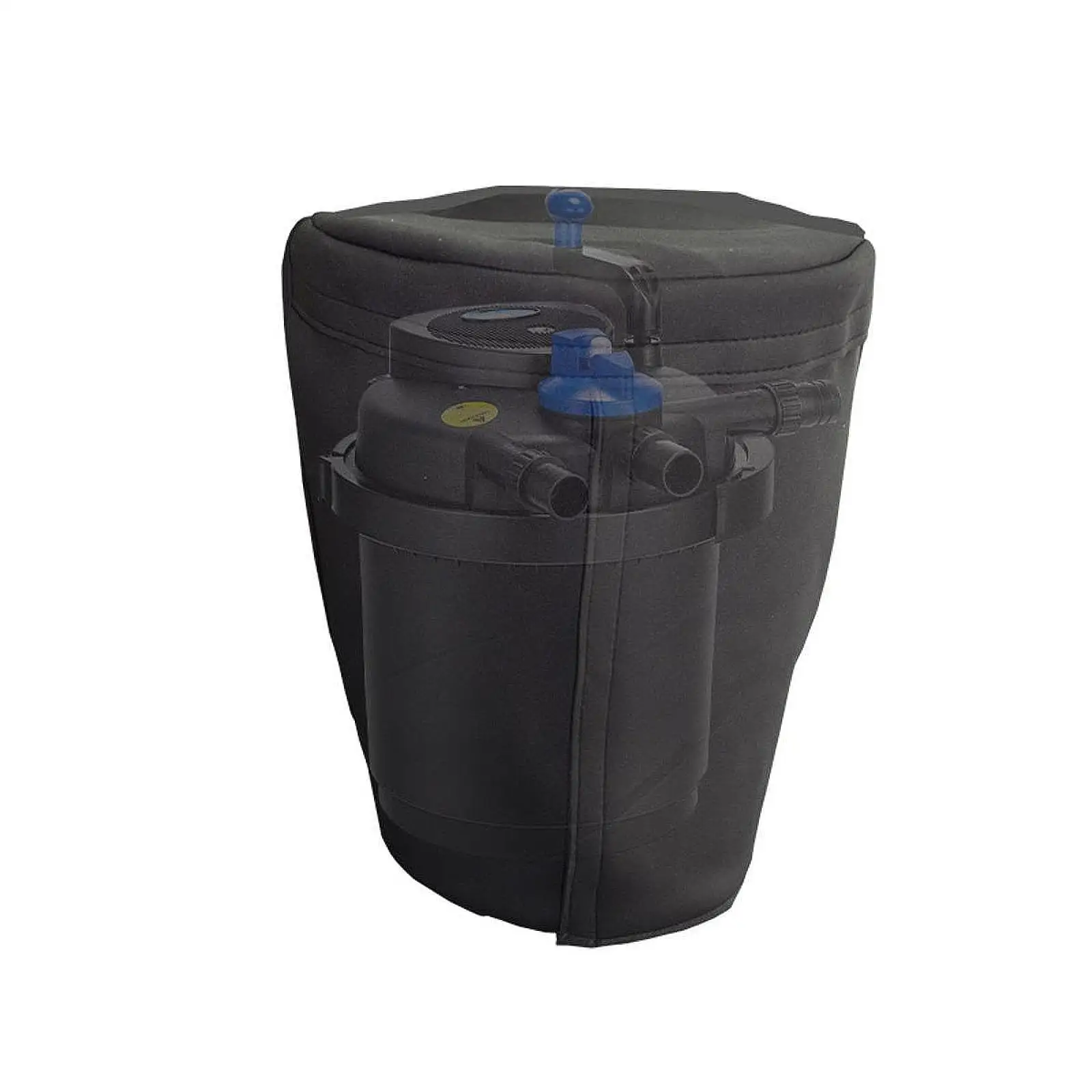 Outdoor Garden Pool Pond Filter Cover Neoprene Insulated Heat Shield Freeze Guard Durable Black 13 X 16 Inches Snug Fitting