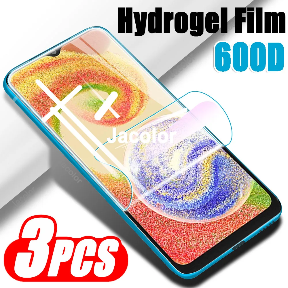 3PCS Full Cover Soft Hydrogel Film For Samsung Galaxy A05 A05s A04e A04 Screen Protector Sansung A 05 s 05s 04 e 04e Protection