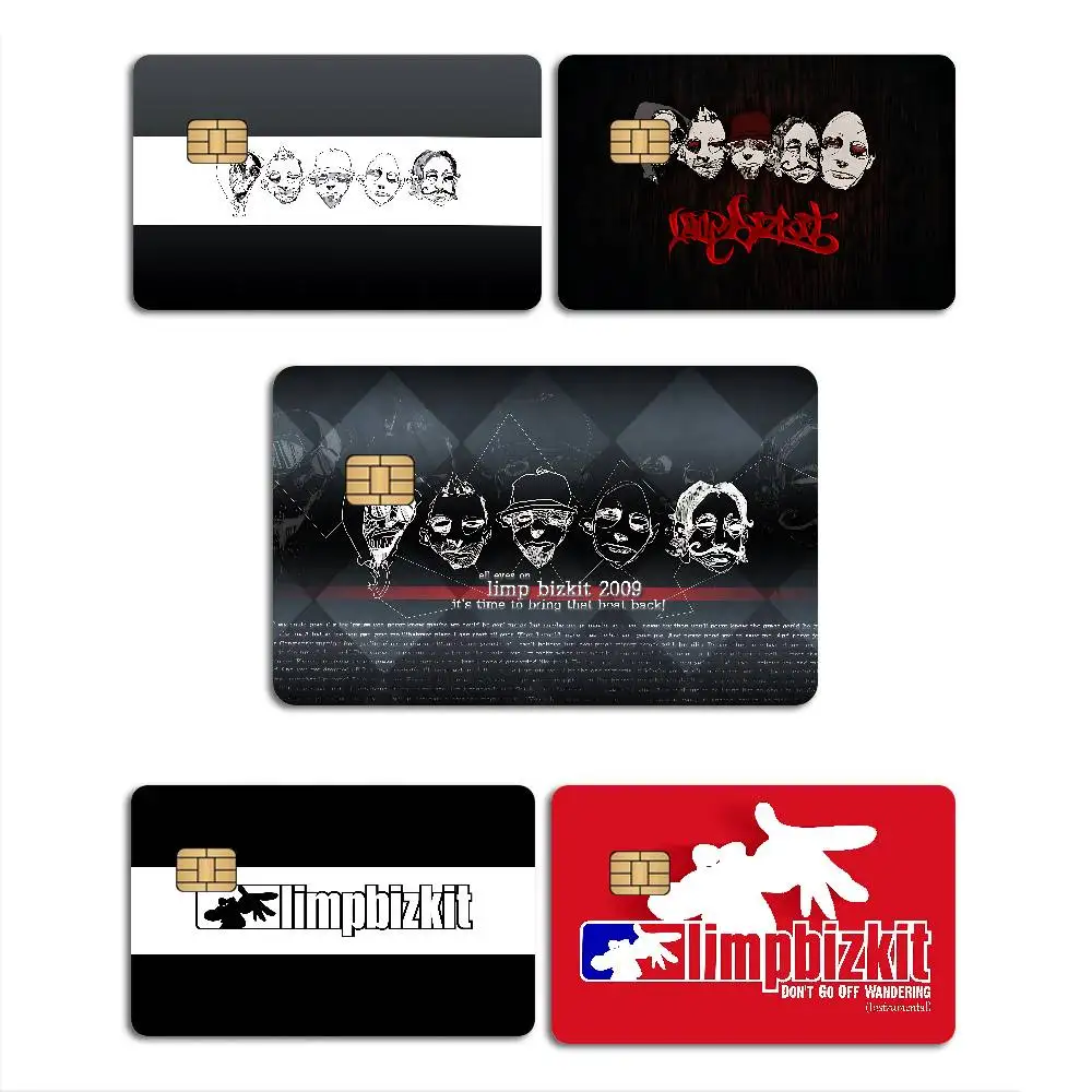 Rock Band Limp Bizkit Anmie Sticker Film Skin Cover for Credit Card Debit Bank Card Front