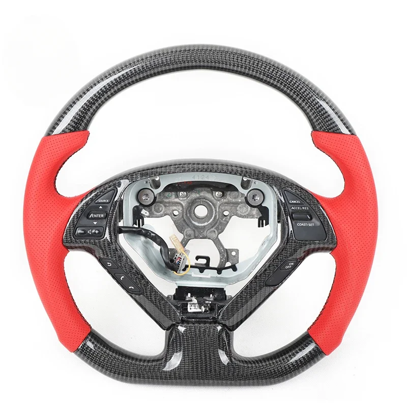 

Для Infiniti G25 G35 M35 G37, рулевое колесо из углеродного волокна со стандартным фотографическим индикатором