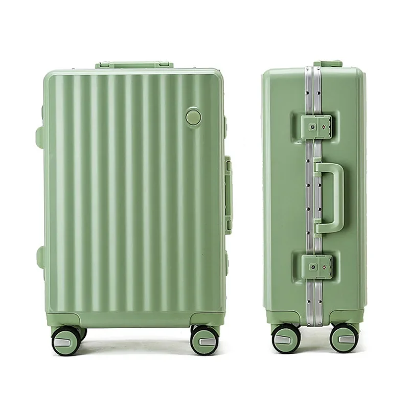 Travel luggage fashion carry on trolley suit password boarding box men women pull rodbox large capacity password