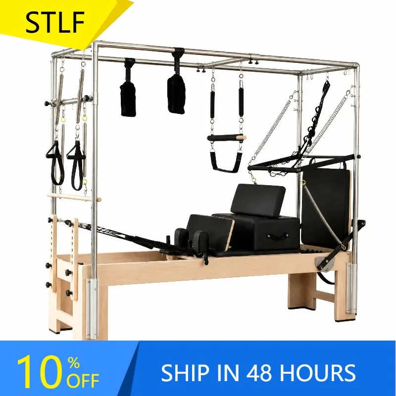 YTYIN Commercial 3 In 1 Reformers Maple Wood Yoga Studio Training Machine High Quality Pilates Professional Re