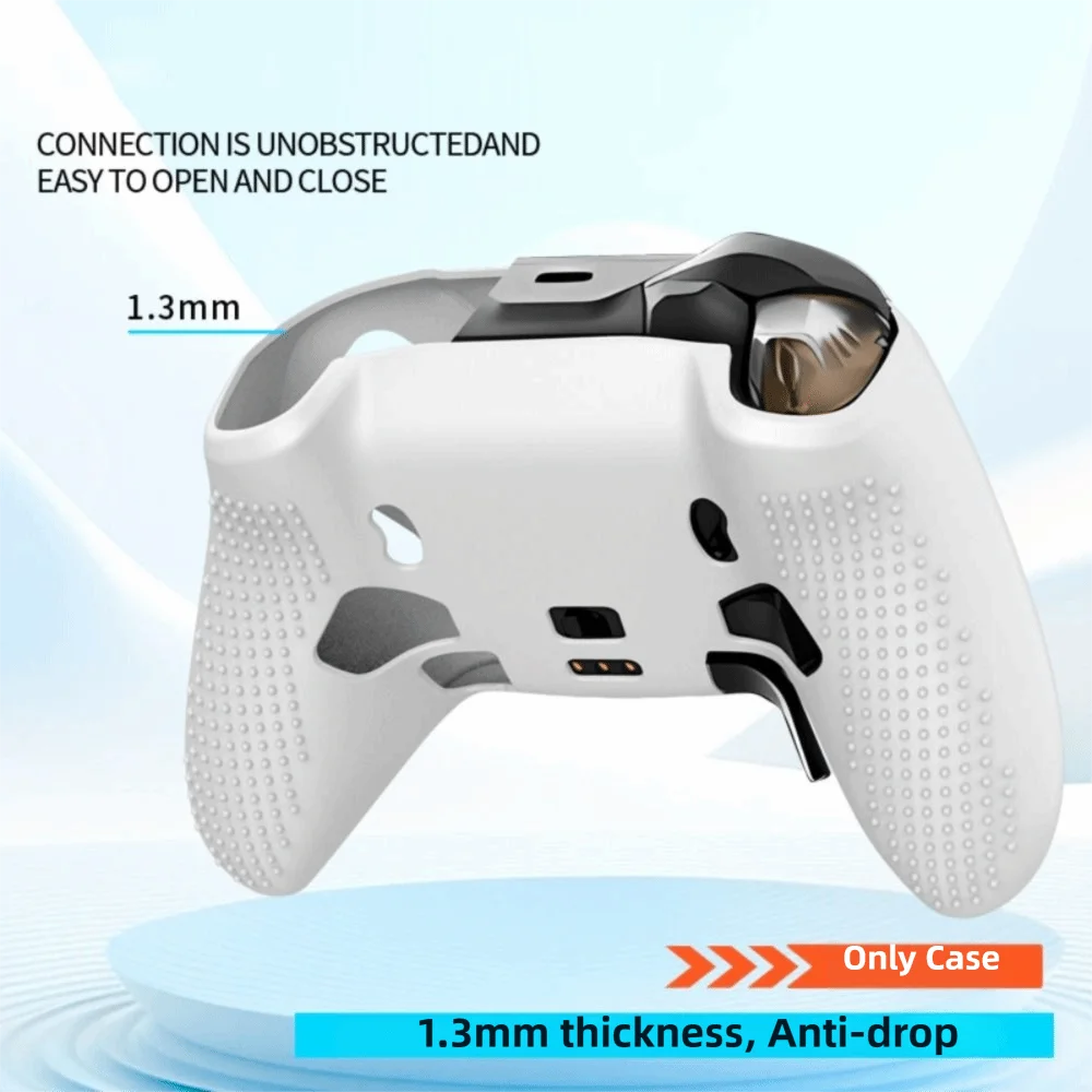 Soft Silicone Game Controller Protective Case with Joystick Caps Anti Drop Controller Protector for Flydigi Vader 5 Pro