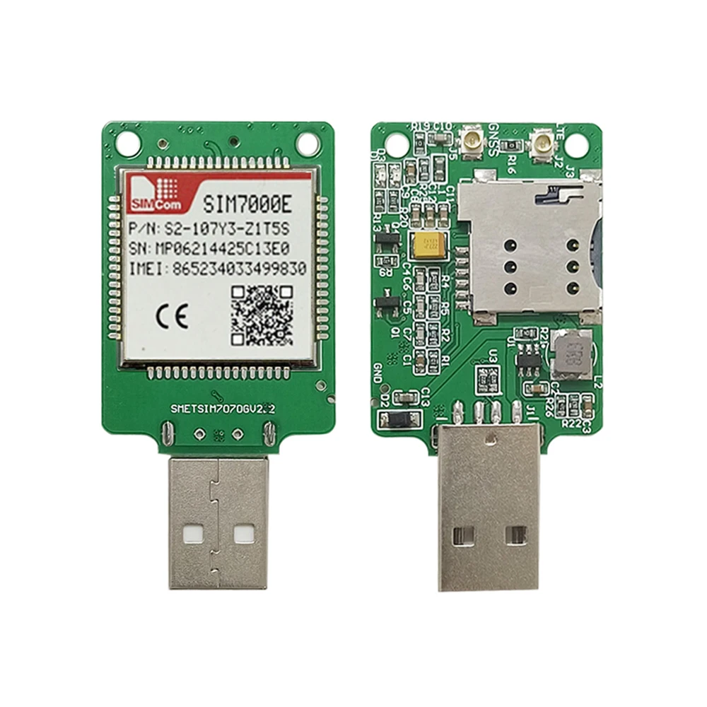 SIMcom SIM7000E USB Dongle Core Board LPWA + NBIOT + CATM + GPS SIM7000E Dongle