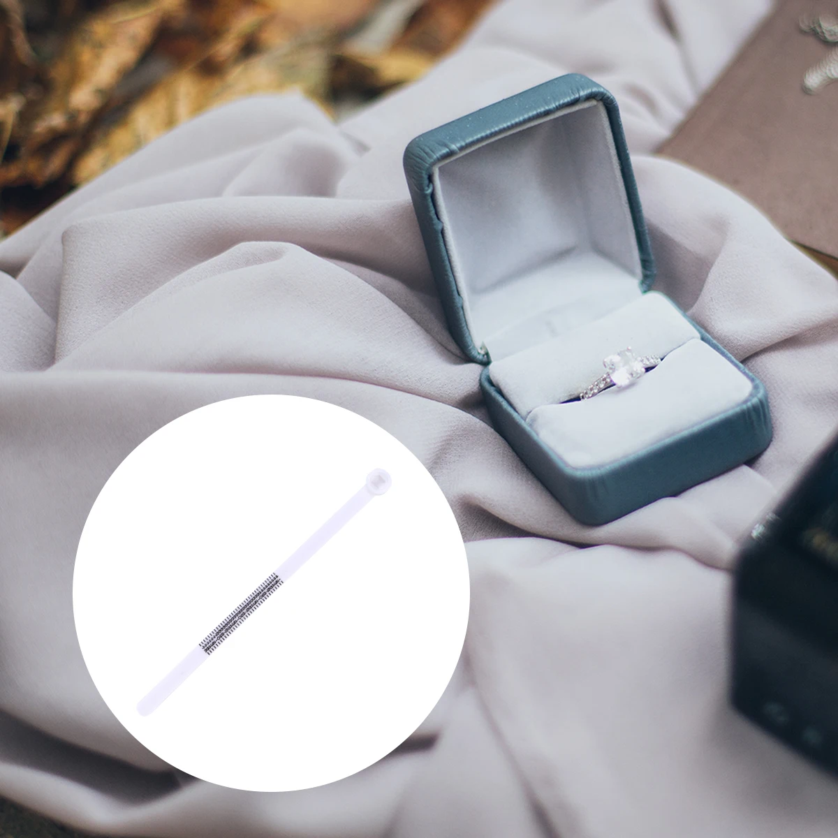 

Plastic Ring Sizer Gauge Measurement Tool Kit Magnifying Glass Adjustable Ruler for DIY Jewelry Maker Suitable for Wedding