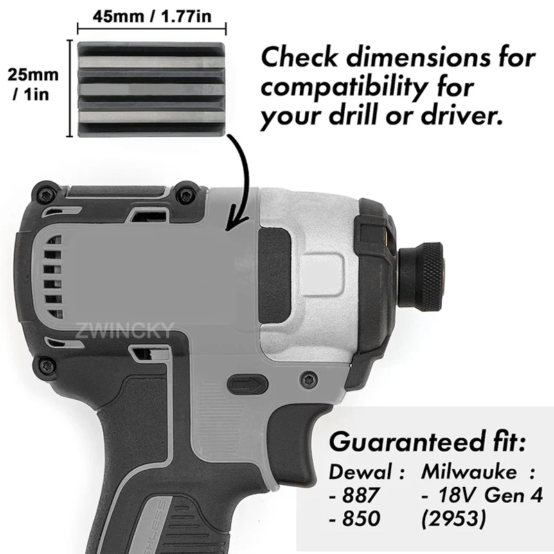Magnetic Drill Bit Holder for Impact Drivers and Drills For Dewal/Milwaukee Electric Drill Power Tool Accessories