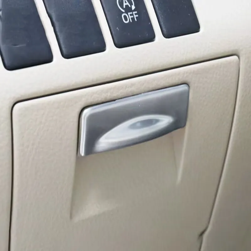 For Toyota Highlander 2014 2015-2019 Chrome Glove Box / Storage Compartment Handle Trim Cover Anti-Scratch Interior