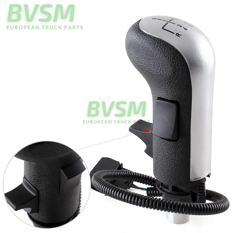 For MAN TGA TGX TGS TS044 4Pin 8 Speed+R Truck Electric Gear Shift Knob ABS Gear Stick Shifter Lever Head 81326200112