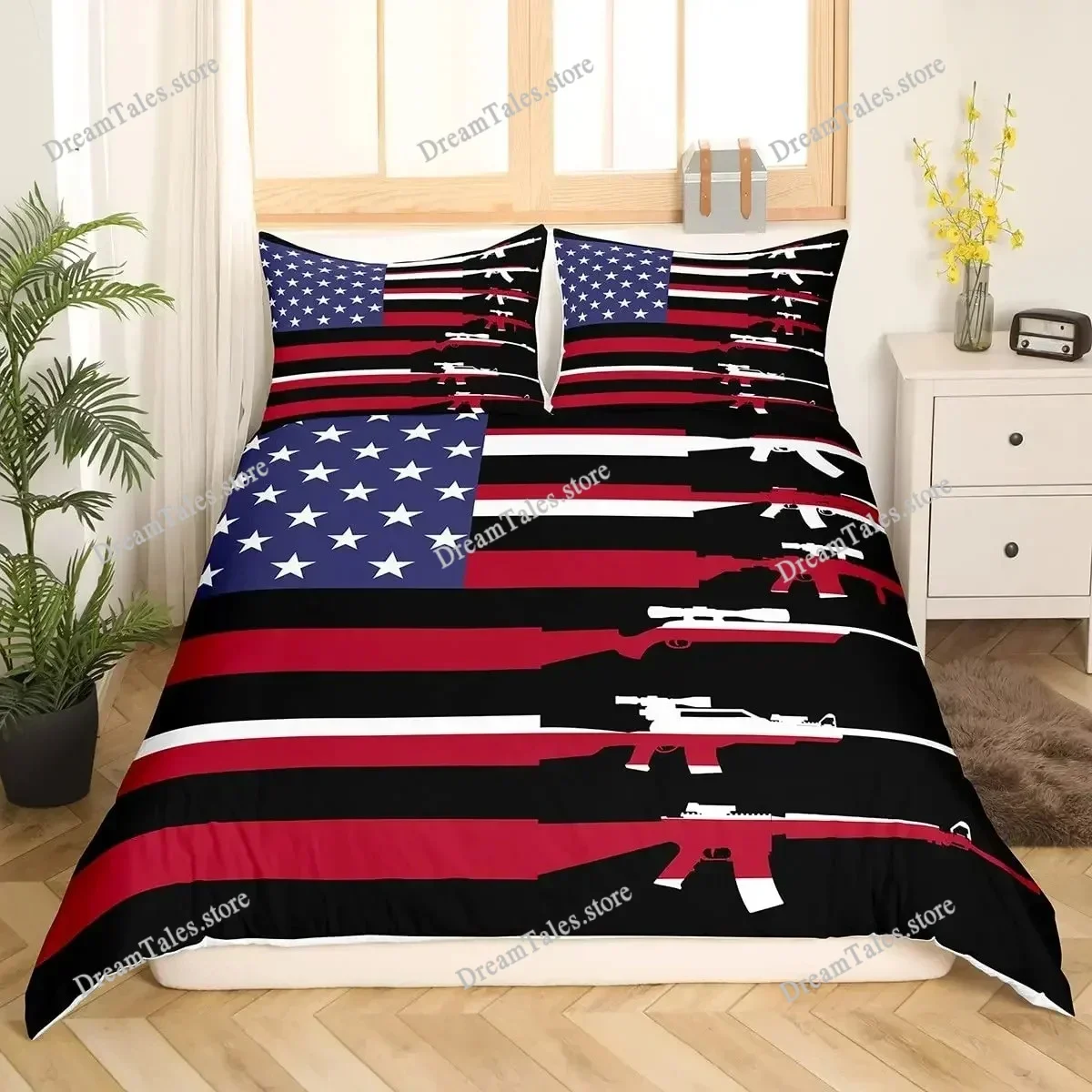 3D Print American Flag Bedding Set Boys Girls Twin Queen King Size Duvet Cover Pillowcase Bed Boys Adult Home Textileextile