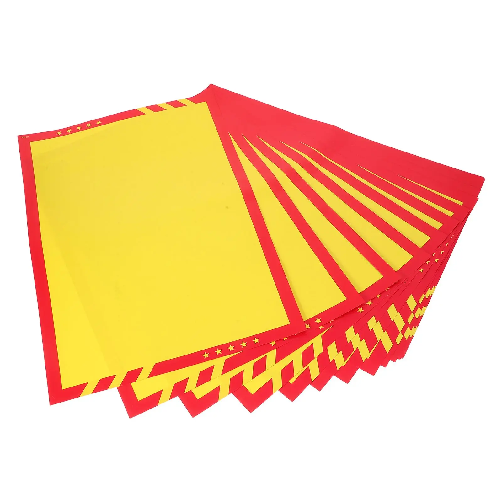 20 Pcs Poster Advertising Paper Retail Signs Rustic Sale Price Tag Commodity Blank Coated Cards for Shopping